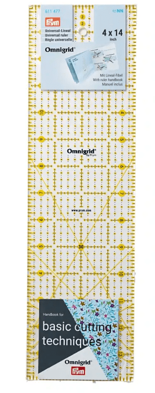 Universal ruler, 4x14inch grid - Galedi Pins