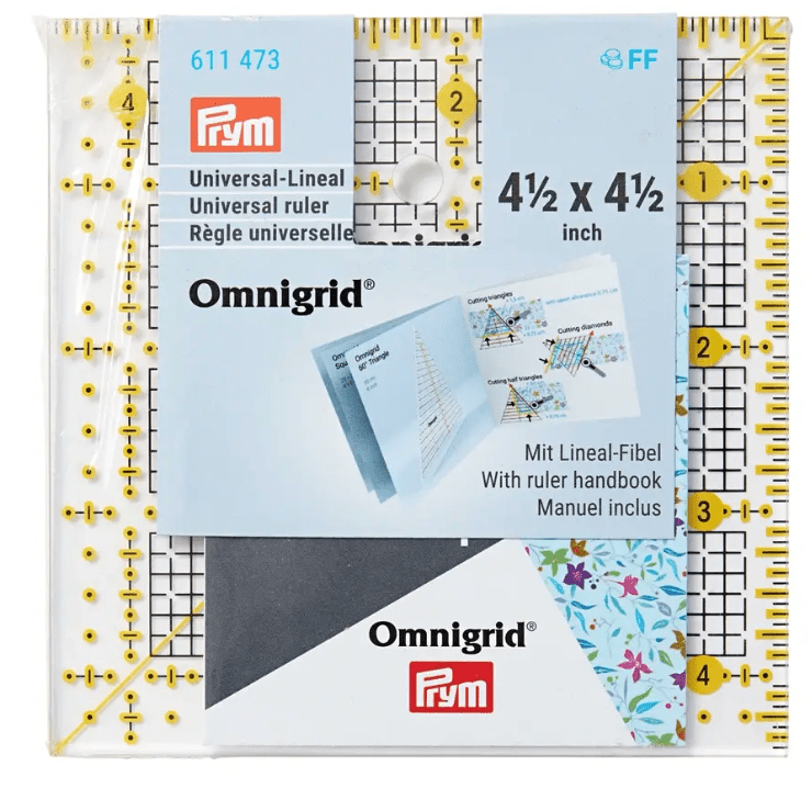 Universal ruler, 4.5x4.5 inch Grid - Galedi Pins