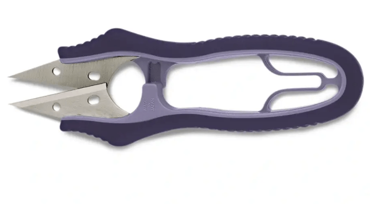 Thread scissors, professional, with soft grip and end cap - Galedi Pins