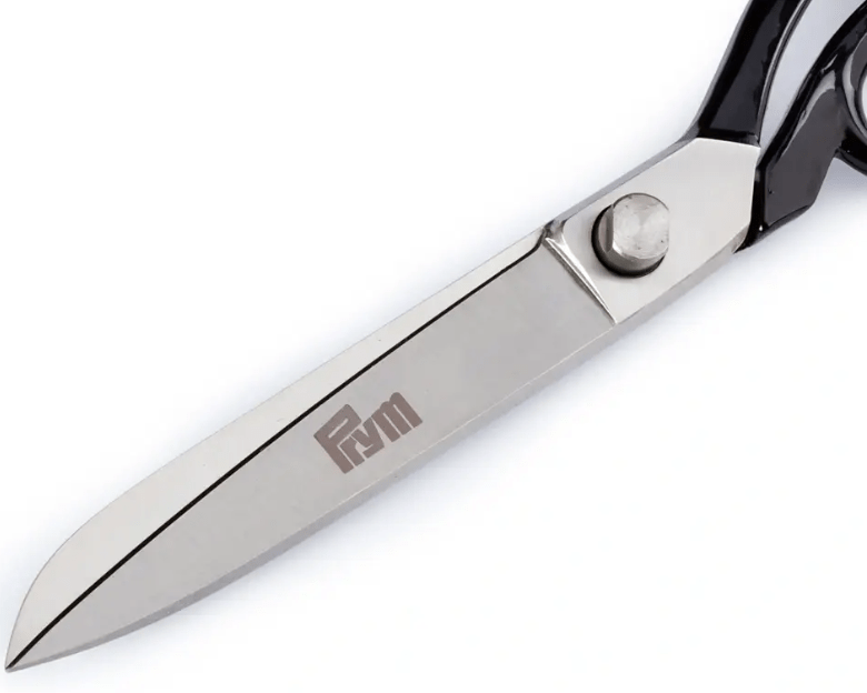 Prym 30cm tailor's scissors with black ergonomic steel handles.