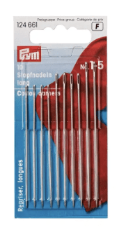 Darning needles, long, No. 1 - 5, assorted - Galedi Pins