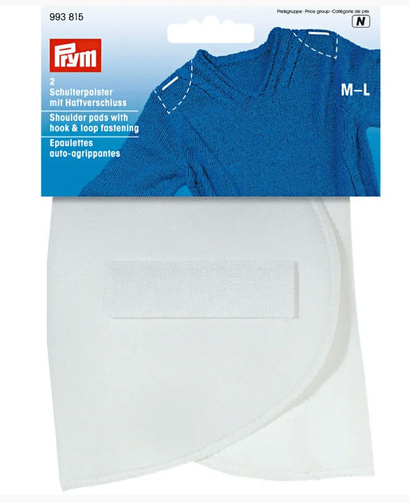 Shoulder pads, set - in with hook and loop fastening, S - Galedi Pins