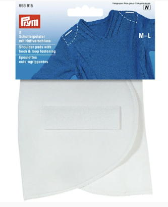 Shoulder pads, half - moon with hook and loop fastening M - L - Galedi Pins