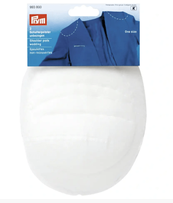 Shoulder pads raglan, wadding, white - Galedi Pins