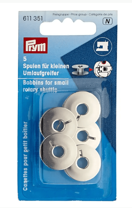 Sewing machine bobbins, steel, small rotary gripper 21.2mm - Galedi Pins