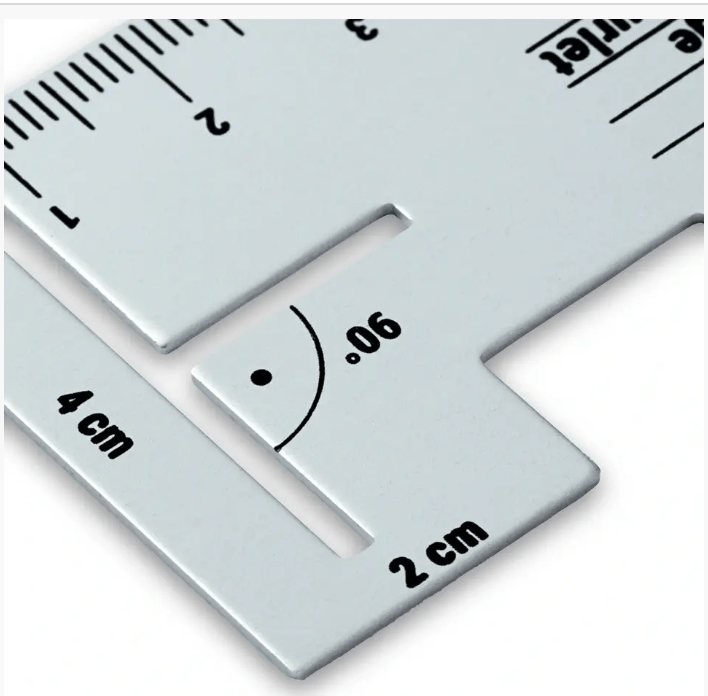 Seam gauge, aluminium - Galedi Pins