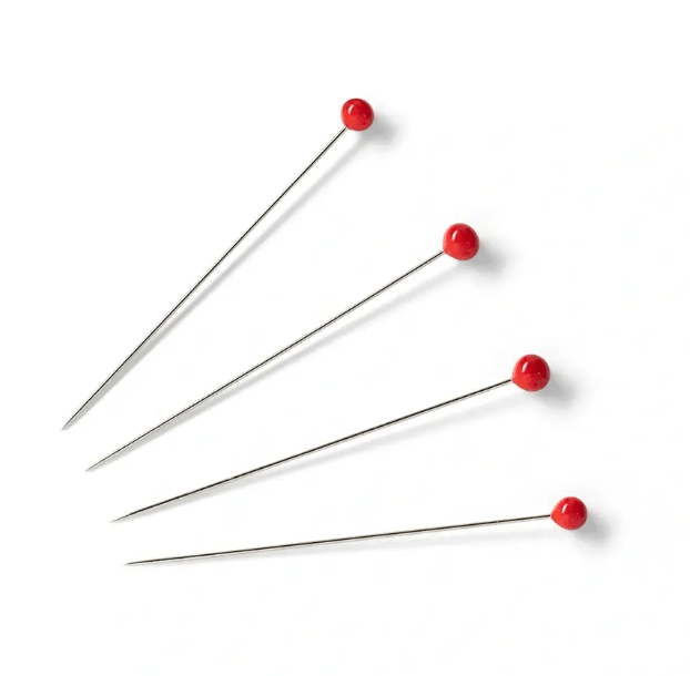 Glass - headed pins, super fine - Galedi Pins