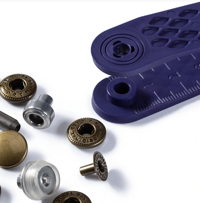 Non - sew press fastener anorak, 12mm, antique brass - Galedi Pins