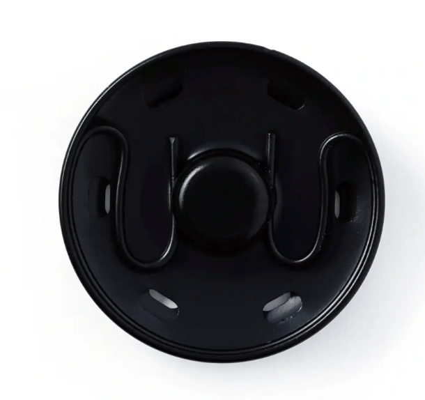 Snap fasteners, 30mm, black - Galedi Pins