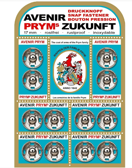 Snap fasteners, 17mm, silver - coloured - Galedi Pins