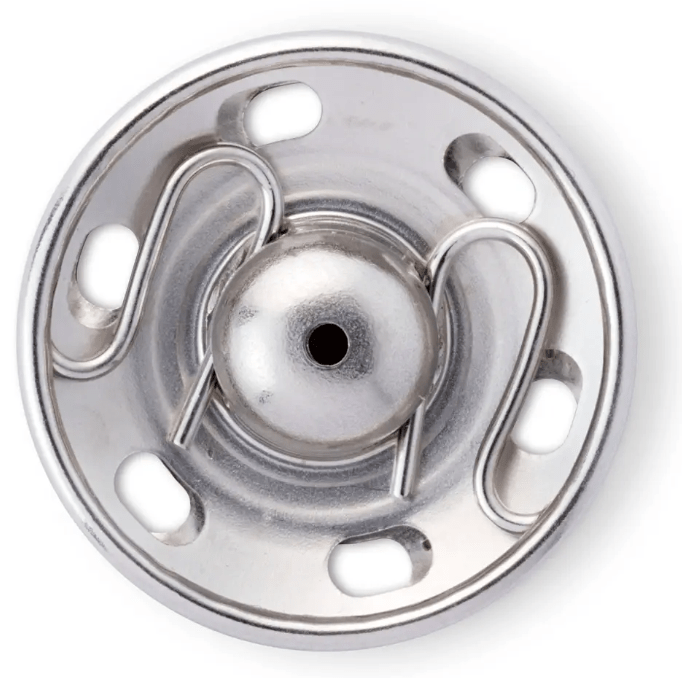 Snap fasteners, 11mm, silver - coloured - Galedi Pins