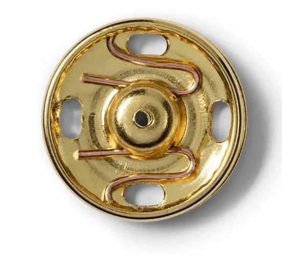 Snap fasteners, Gold - coloured - Galedi Pins