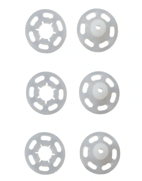 Snap fasteners, 15mm, black - Galedi Pins