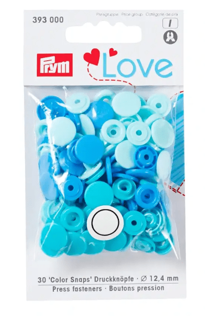 Colour snap fastener, Prym Love, plastic, 12.44 mm - Galedi Pins