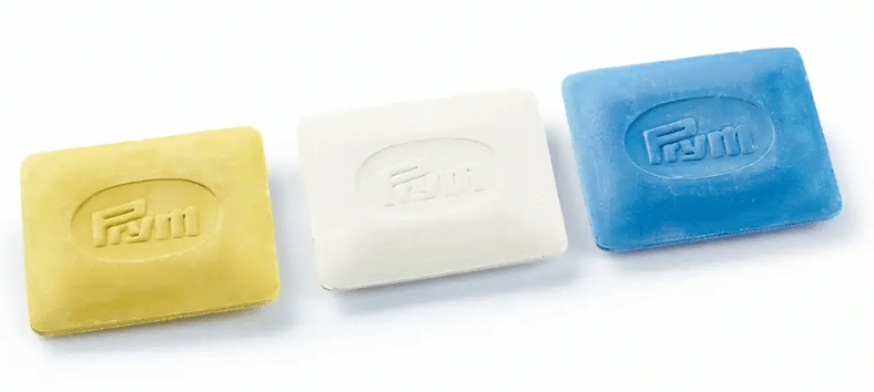Tailor's chalk slabs, white/yellow/blue - Galedi Pins