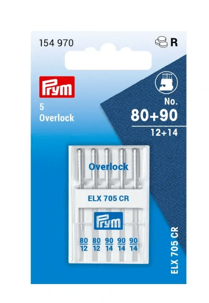 Overlock sewing machine needles, 80 - 90, assorted - Galedi Pins