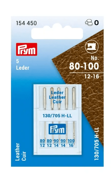 Leather sewing machine needles, 130/705, 80 - 100, assorted - Galedi Pins