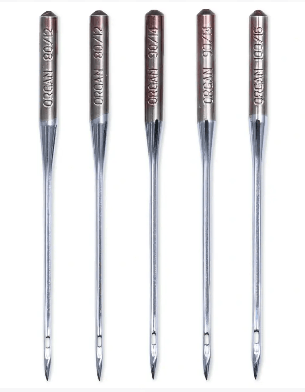 Leather sewing machine needles, 130/705, 80 - 100, assorted - Galedi Pins