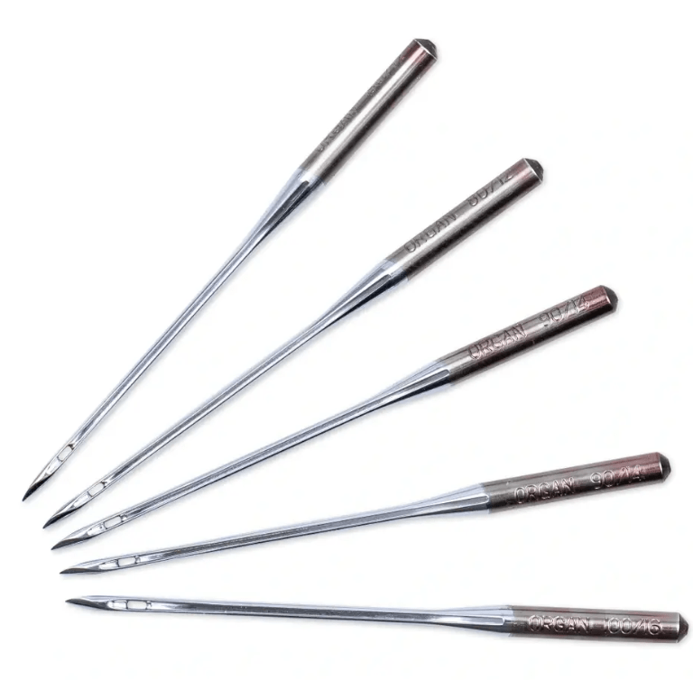 Leather sewing machine needles, 130/705, 80 - 100, assorted - Galedi Pins