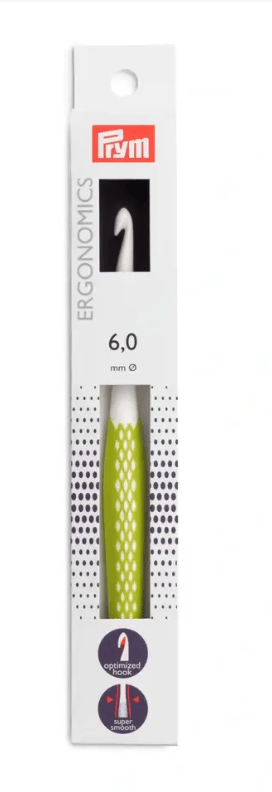 Wool crochet hook prym.ergonomics, 17cm - Galedi Pins