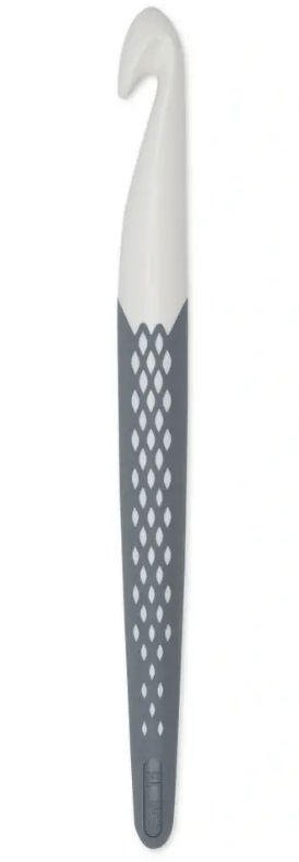 Wool crochet hook prym.ergonomics, 18.5cm 15.00mm - Galedi Pins