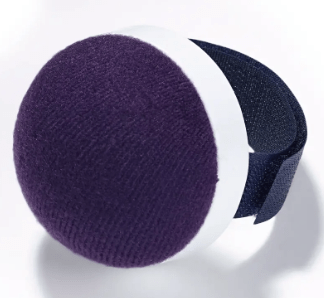 Arm pin cushion with adhesive strap, blue - Galedi Pins