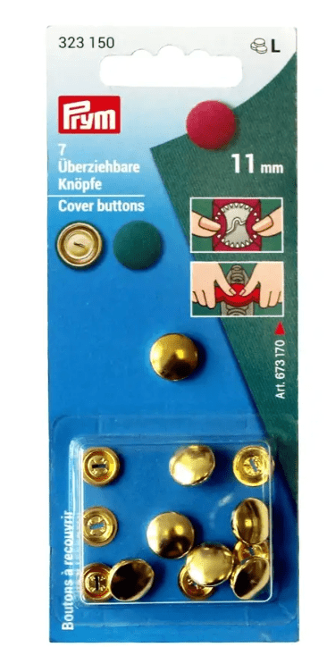 Cover buttons, gold coloured - Galedi Pins