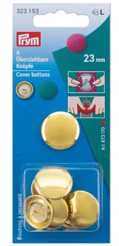 Cover buttons, gold coloured - Galedi Pins