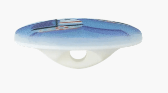 Polyester button shank Boat 15mm - Galedi Pins