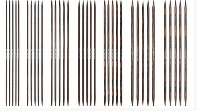 Double - pointed knitting needles set, Natural, 2.0 - 4.5 mm - Galedi Pins