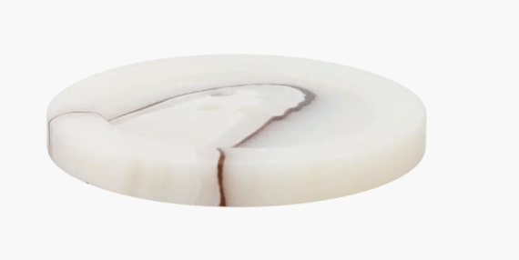 Polyester button 4 - holes, 18mm - Galedi Pins