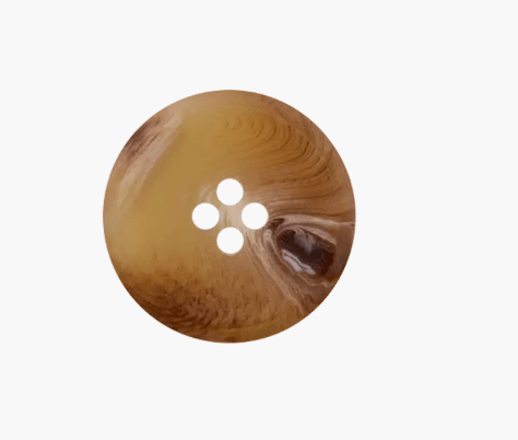 Polyester button 4 - holes, 25mm - Galedi Pins