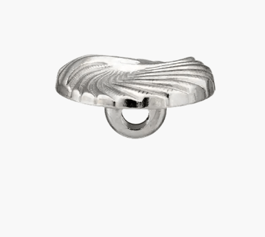 Metal button shank, 23mm - Galedi Pins