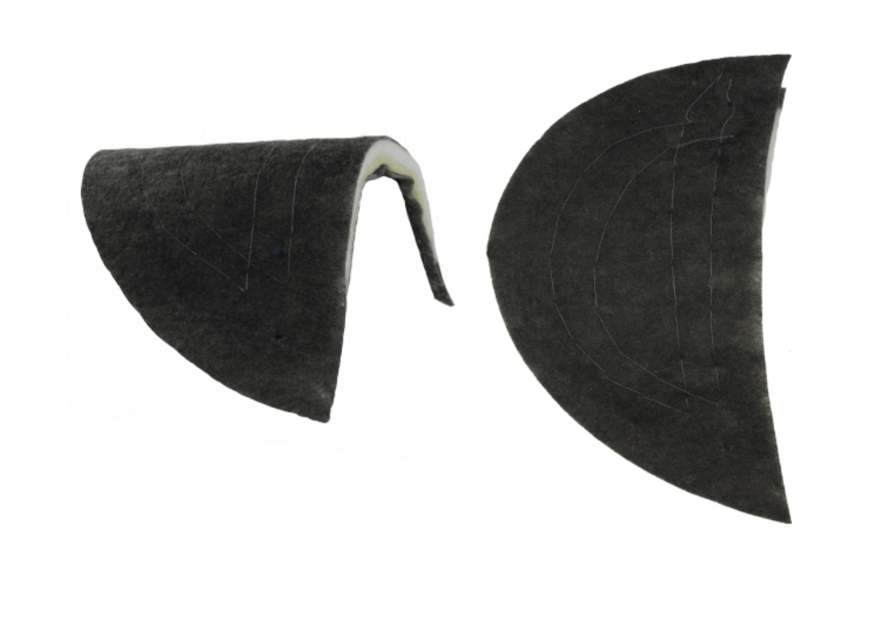 Classic shoulder pad MUEHLMEIER - White - Galedi Pins