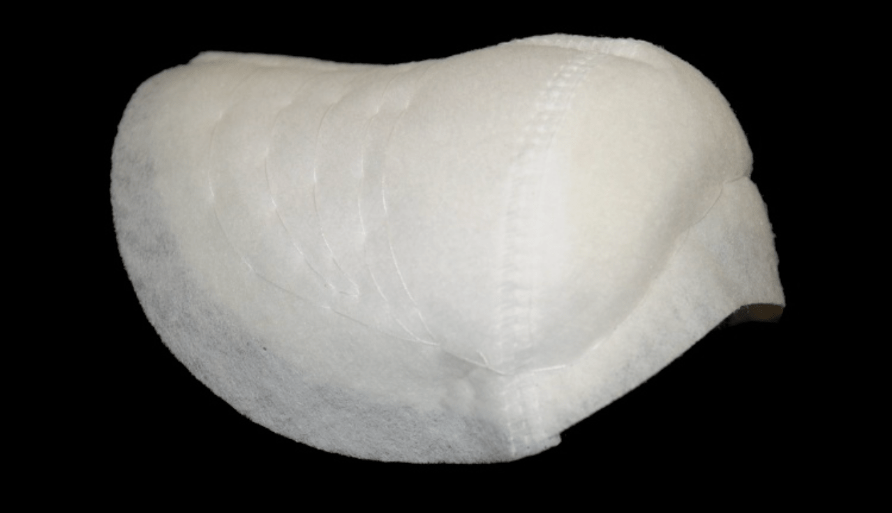 Pagoda Shoulder Pad - Softly rounded Shoulder Line MUEHLMEIER - Black - Galedi Pins