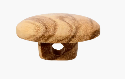 Wood button shank, 15mm - Galedi Pins
