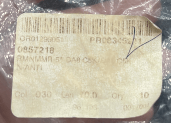 YKK silver metal, C5, 70cm two way open end zip - Galedi Pins