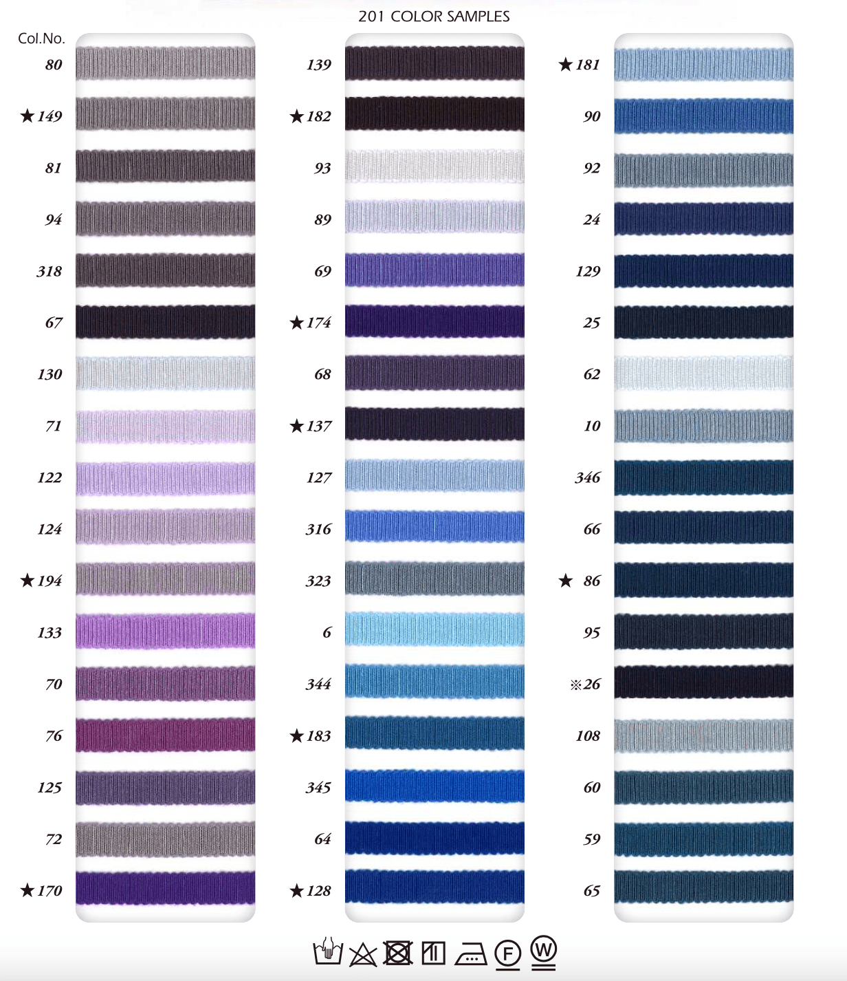 SIC - 100 RAYON GROSGRAIN RIBBON SHINDO - Galedi Pins