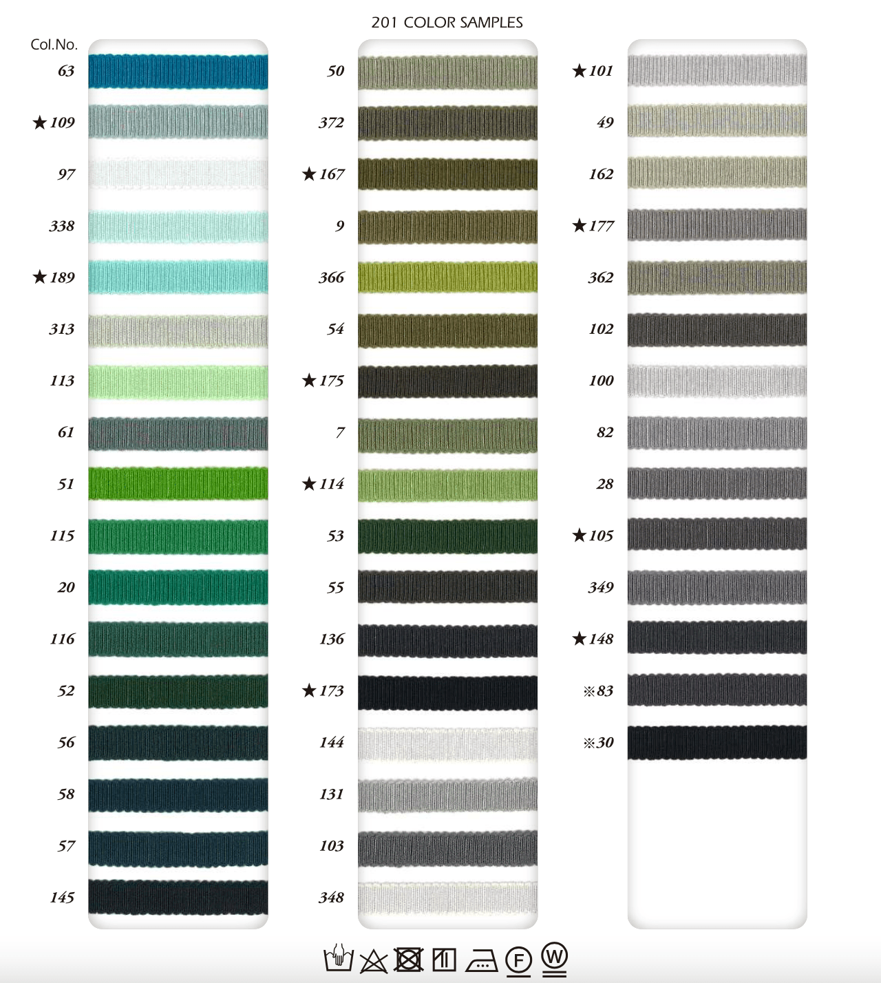 SIC - 100 RAYON GROSGRAIN RIBBON SHINDO - Galedi Pins