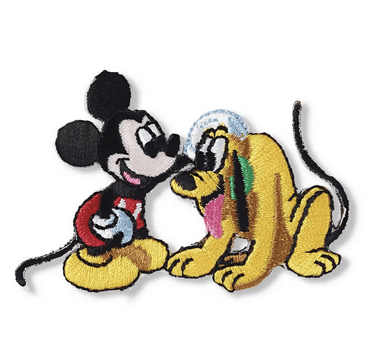 Appliqué Mickey, Minnie, Pluto assorted Patch - Galedi Pins