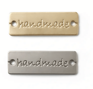 Pins, 'handmade' to sew on silver & gold - Galedi Pins