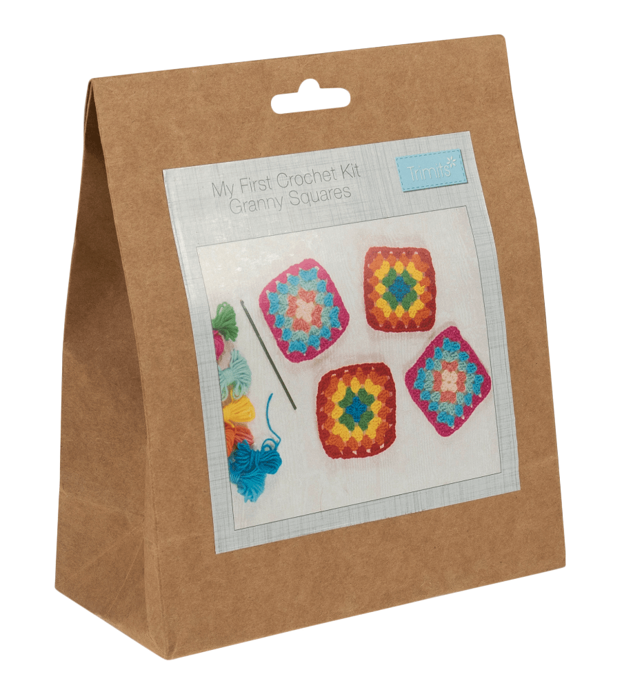 Crochet Kit: My First: Granny Squares - Galedi Pins