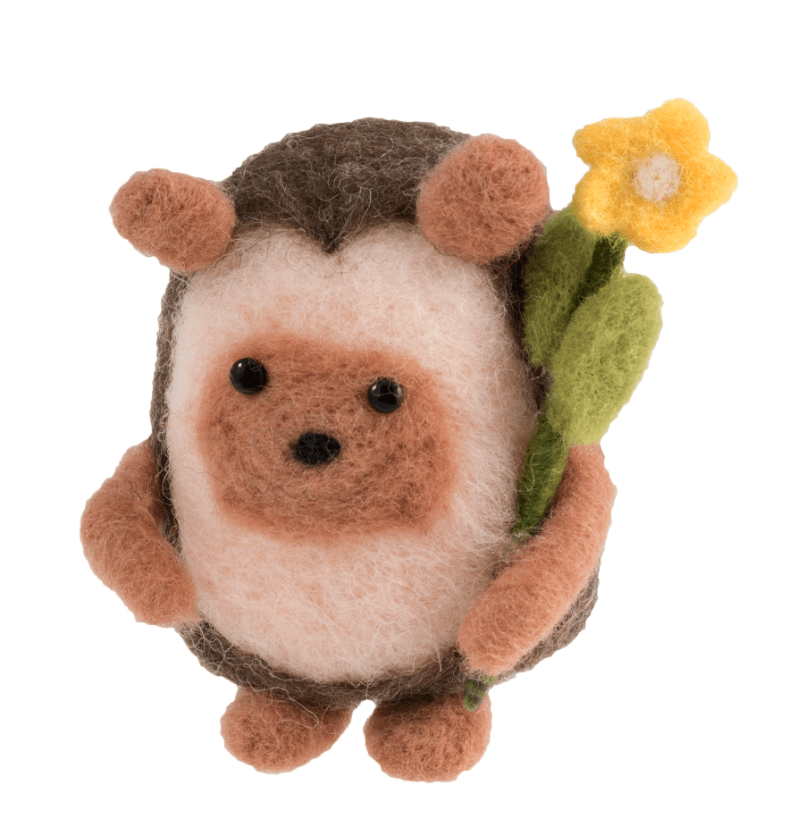 Needle Felting Kit Hedgehog - Galedi Pins