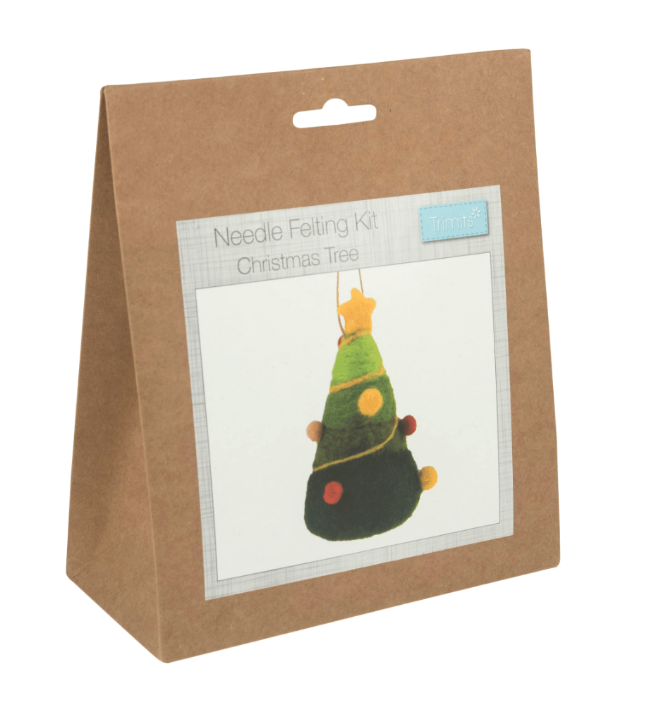Needle Felting Kit: Christmas: Christmas Tree - Galedi Pins