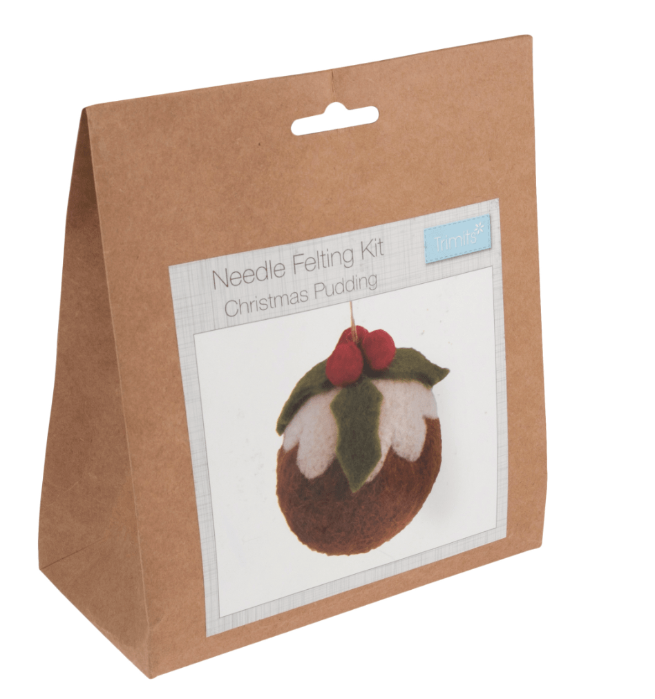 Needle Felting Kit: Christmas Pudding - Galedi Pins