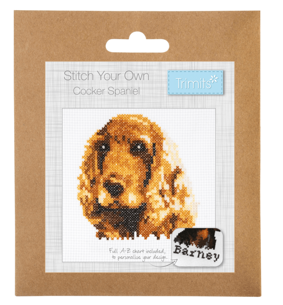 Stitch Your Own Cocker Spaniel - Galedi Pins