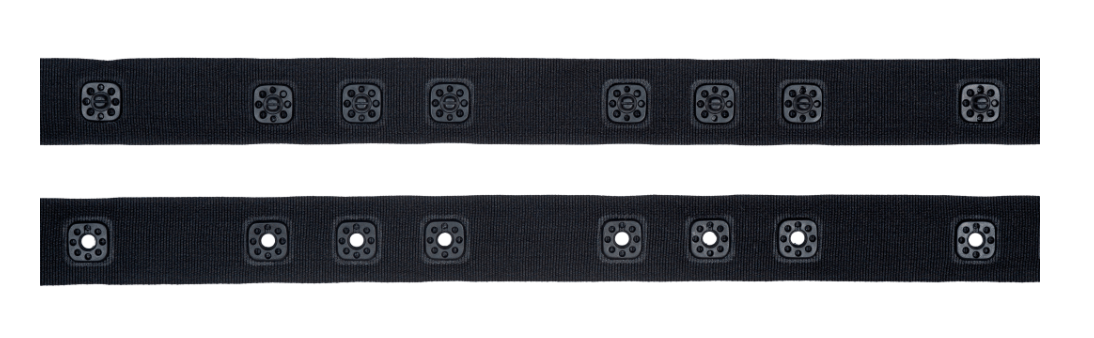 Snap Tape: 17mm x 1m, Black - Galedi Pins