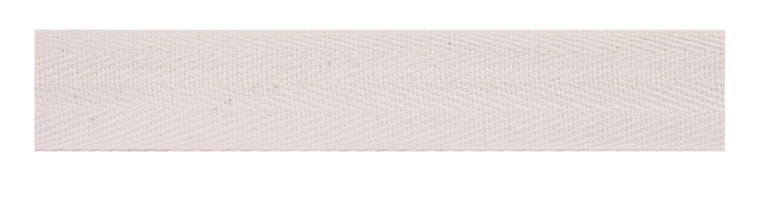 Cotton Herringbone Tape, 25mm x 1m - Galedi Pins