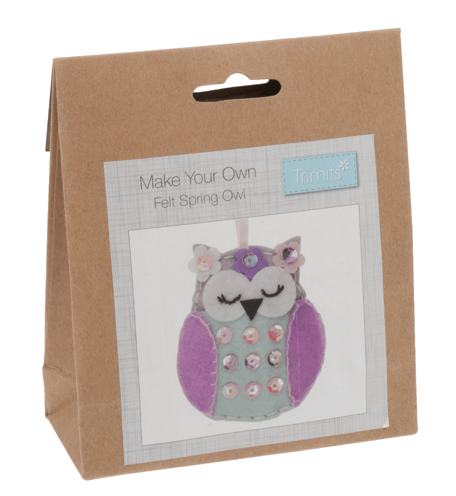 Make Your Own Felt Spring Owl - Galedi Pins