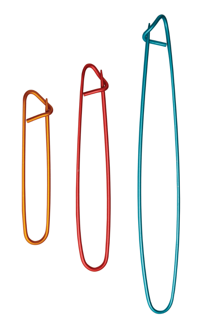KnitPro Aluminium Stitch Holders: Set of 3 - Galedi Pins